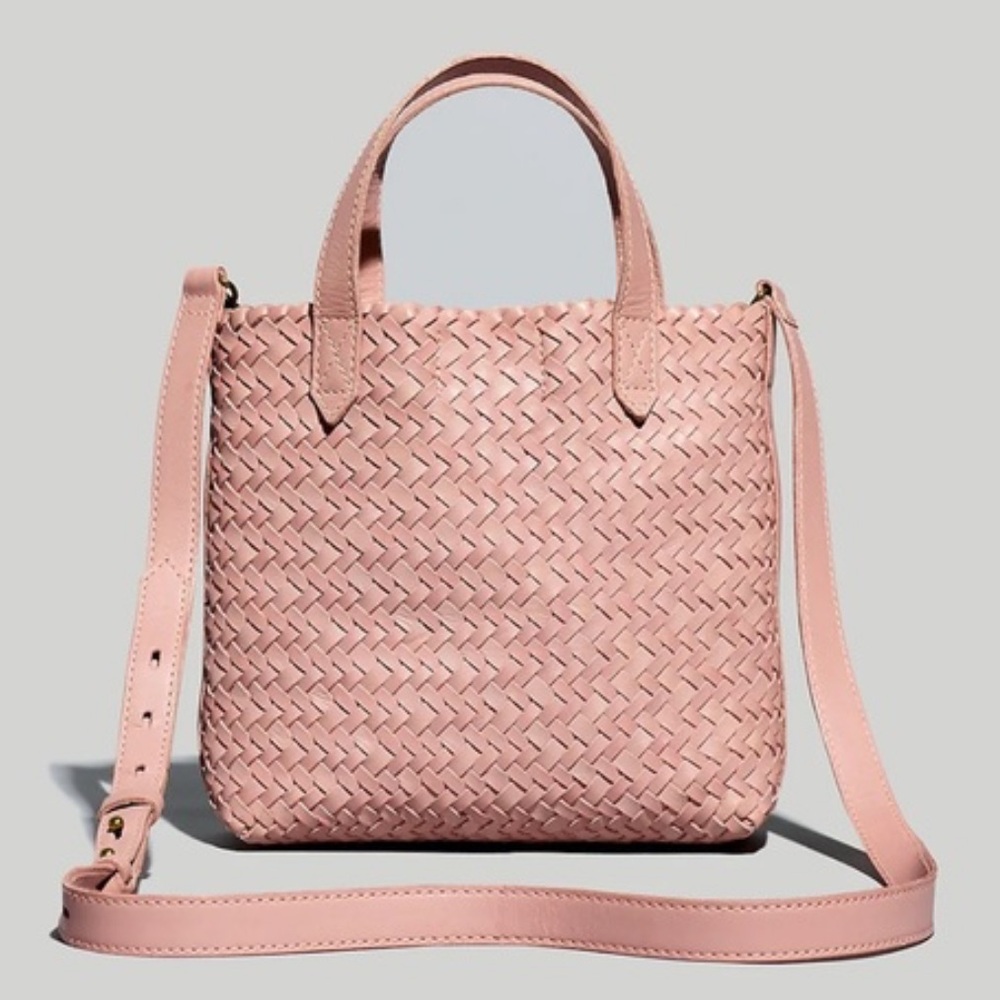 Madewell Woven Leather The Small Transport Crossbody